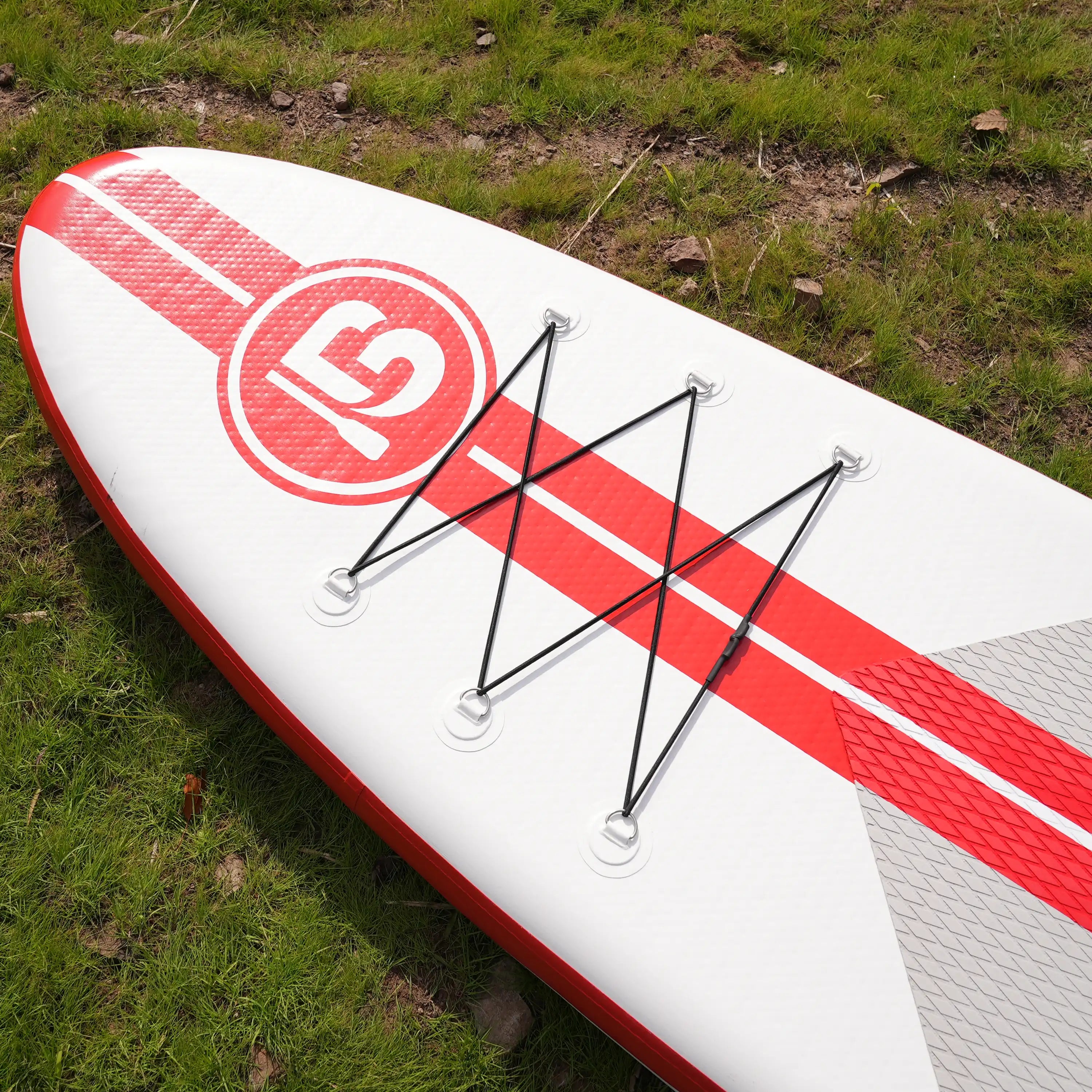 10'6 Red inflatable paddle board