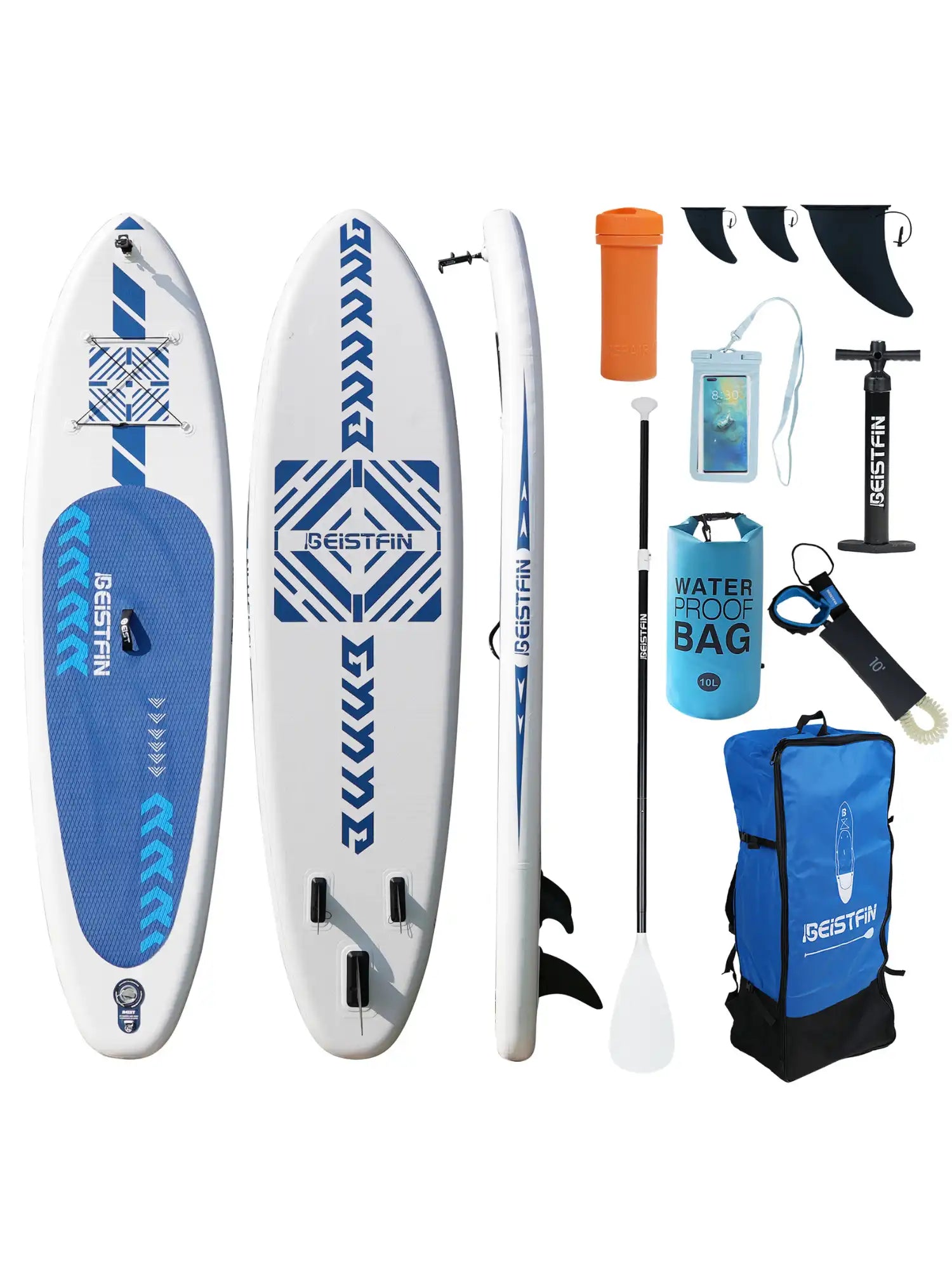 10'6 Dark Blue inflatable paddle board