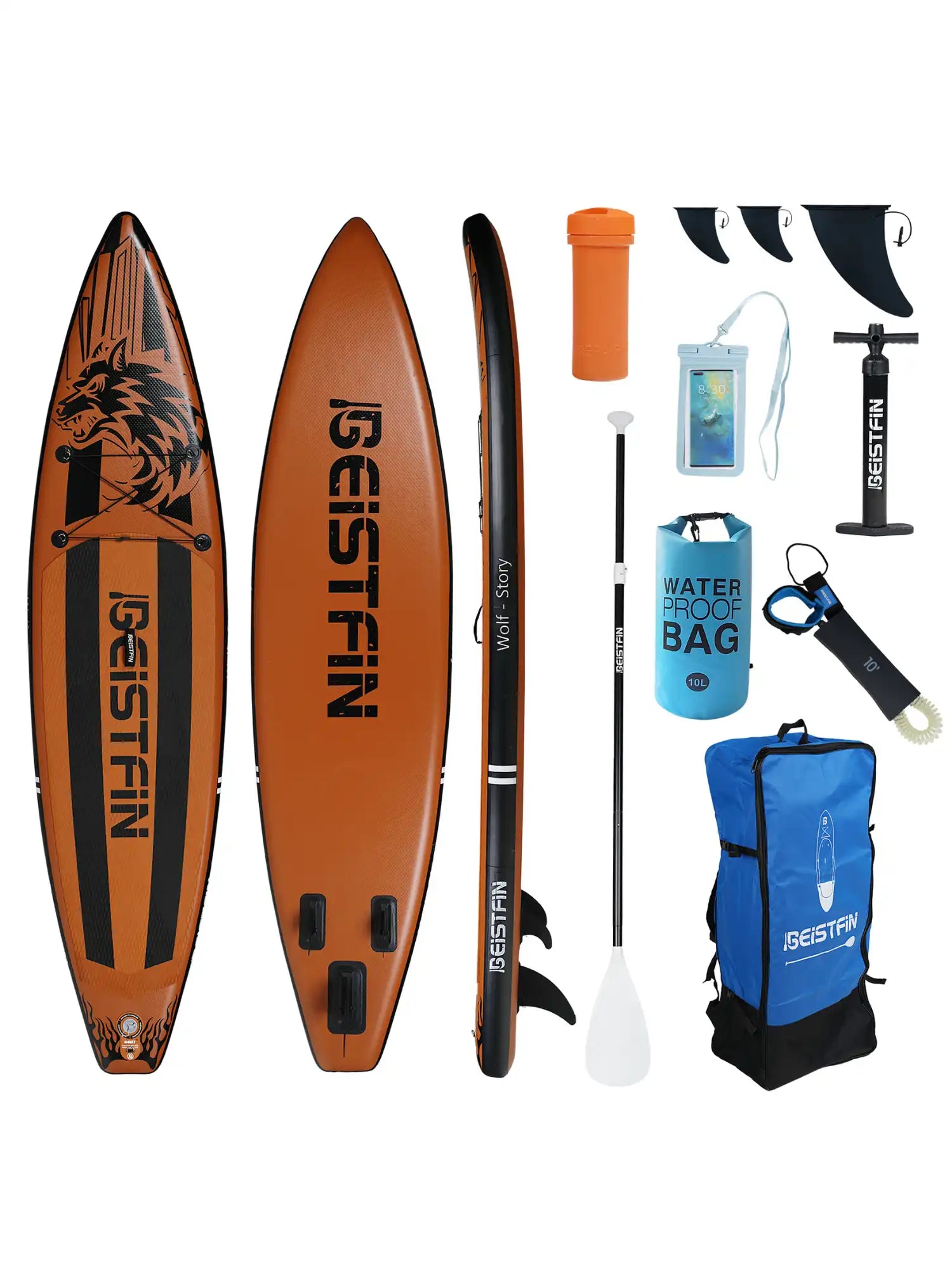 11'6 Wolf-Wheat inflatable paddle board